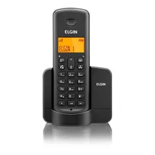 Telefone Elgin Ramal sem fio - cor preto Foto mini 3