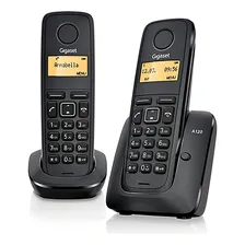 Telefone Gigaset A120 Duo sem fio - cor preto Foto mini  2