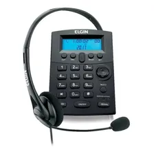 Telefone Headset Elgin Com Id De Chamadas Hst-8000 Preto Foto mini 2