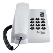 Telefone Intelbras Pleno Com Fio E Chave Cinza Ártico Bivolt Foto mini  2