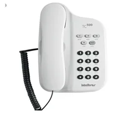 Telefone Intelbras TC500 fixo - cor branco Foto mini 4