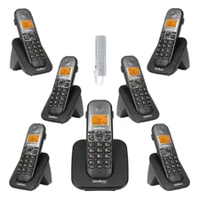 Telefone Intelbras Telefone Sem Fio Ramal Sem Fio - Cor Preto Foto mini 1