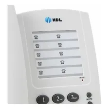 Telefone Interfone Fixo Hdl Centrixfone M Branco Foto mini  3