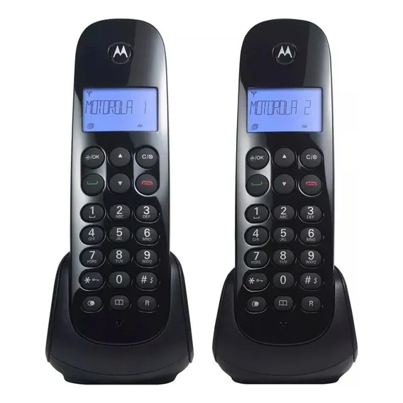Telefone Motorola  Telefone Sem Fio Motorola sem fio - cor preto Foto 1