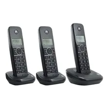 Telefone Motorola Telefone Sem Fio Motorola sem fio - cor preto Foto mini  2