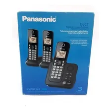 Telefone Panasonic Kx-Tgc363 Sem Fio Cor Preto Foto mini 1