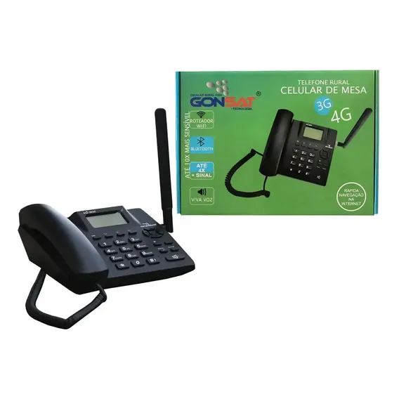 Telefone Rural Celular De Mesa 3g/4g Wifi Pentaband Foto 1