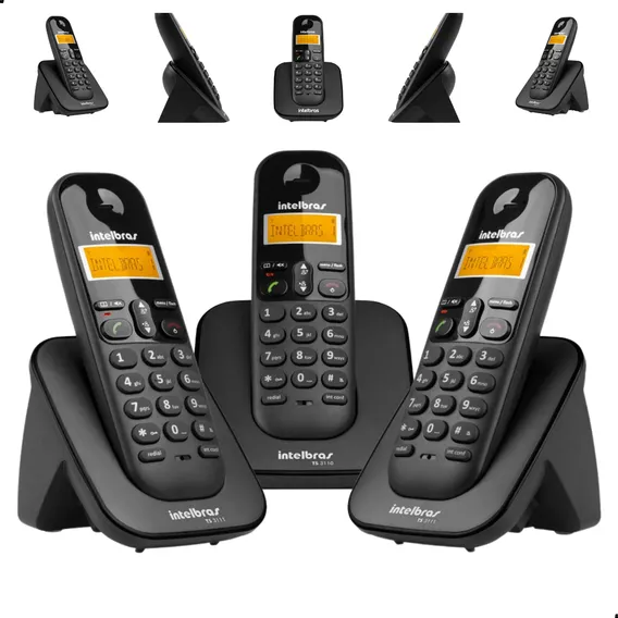 Telefone Sem Fio Com 2 Ramal Adicional Ts 3113 Intelbras Foto 1