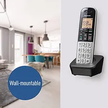 Telefone sem fio com Dect 6.0, tela LCD Panasonic Foto mini 4