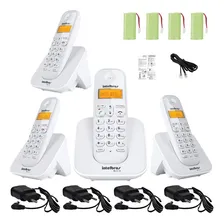 Telefone Sem Fio Intelbras Ts 3110 + 3 Ramais Foto mini 3