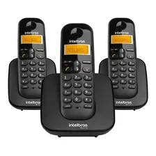 Telefone Sem fio Intelbras TS3113 Ramal/Identificador Preto Foto  mini 1