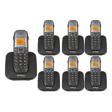 Telefone Sem Fio Ts 5120 + 6 Ramais Ts 5121 Intelbras Foto mini 1