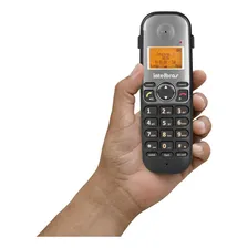 Telefone Sem Fio Ts 5123 Preto Rem Intelbras Foto mini 3