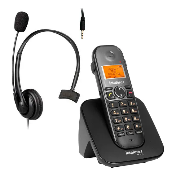 Telefone Sem Fio Ts5120 Fone P1 Mono Auricular Plug Fino Foto 1