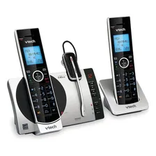 Telefone Sem Fio Vtech Dect 6.0 Preto E Prata Importado Eua Foto mini 1