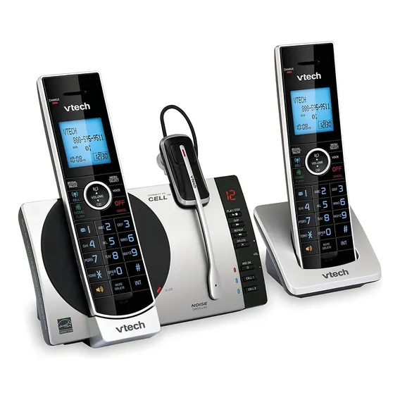 Telefone Sem Fio Vtech Dect 6.0 Preto E Prata Importado Eua Foto 1