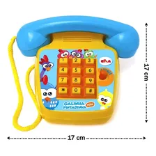 Telefone Sonoro Galinha Pintadinha - Elka 1087 Foto mini 4