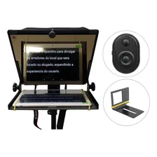 Teleprompter 10,5 Dslr + Suporte Gopro + Controle Remoto Foto mini 1