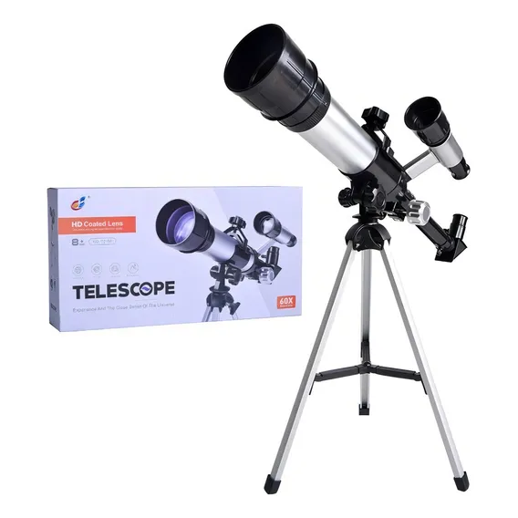 Telescopio Astronomico Profissional Refrator Microscopio Foto 1