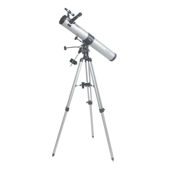 Telesc贸pio Equatorial Newtoniano 900x76mm Bm90076 Bluetek Cor Cinza Foto 1