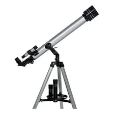 Telescópio F90060m Refrator Azimutal Constellation Cor Prateado Foto  mini 1