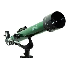 Telescópio Profissional Astronômico 60mm Gemini + Tripé Az2 Skylife Marca Especialista Em Produtos Astronômicos Cor Verde-metálico Foto mini  3