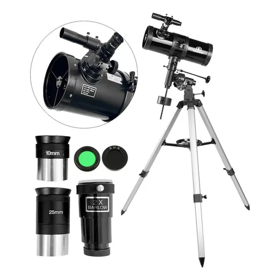 Telescopio Refletor 114mm F1000 Greika Eq3 Newtoniano Foto 1