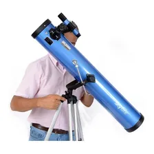 Telescópio Refletor 114mm Skylife Deepsky + Adapt P/ Celular Cor Azul Foto mini 4