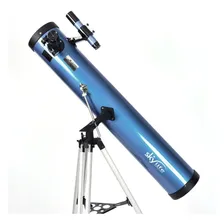 Telesc贸pio Refletor Newtoniano 114mm Skylife Deepsky - Skylife Marca Especialista Em Produtos Astron么micos Cor Azul Foto mini 3