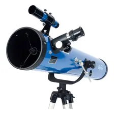 Telesc贸pio Refletor Newtoniano 114mm Skylife Deepsky - Skylife Marca Especialista Em Produtos Astron么micos Cor Azul Foto mini 2