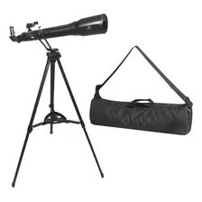 Telescopio Refrator Azimutal 70070 70az Greika + Bolsa Cor Preto Foto mini 1