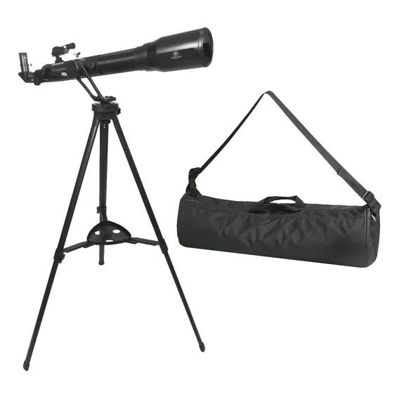 Telescopio Refrator Azimutal 70070 70az Greika + Bolsa Cor Preto Foto 1