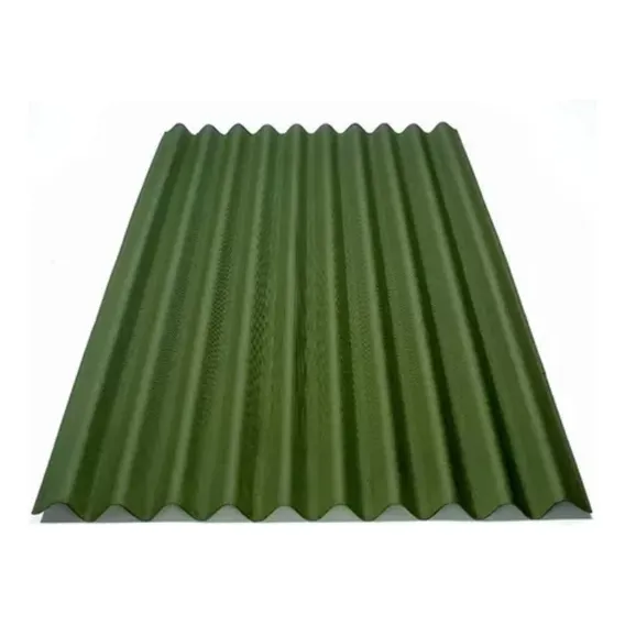 Telha Ecologica Classica Verde 3mm 2,00x0,95m Onduline Foto 1