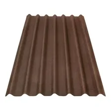 Telha Ecologica Stilo Marrom 3mm 2,00x0,95m Onduline Foto  mini 1