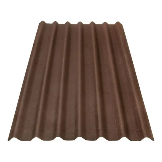 Telha Ecologica Stilo Marrom 3mm 2,00x0,95m Onduline Foto 1