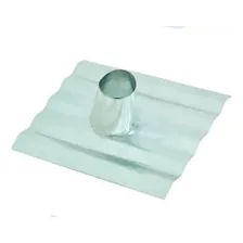 Telha Ondulada Chaminé Galvanizada 110mm A 130mm - Volpato Foto mini 1