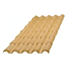 Telha Pvc Colonial Ecológica - 3,94m X 0,88m Cor Marfim Foto mini 1