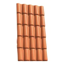 Telha Pvc Colonial Ecológica - 4,59m X 0,88m + Kit Fixação Foto mini 2