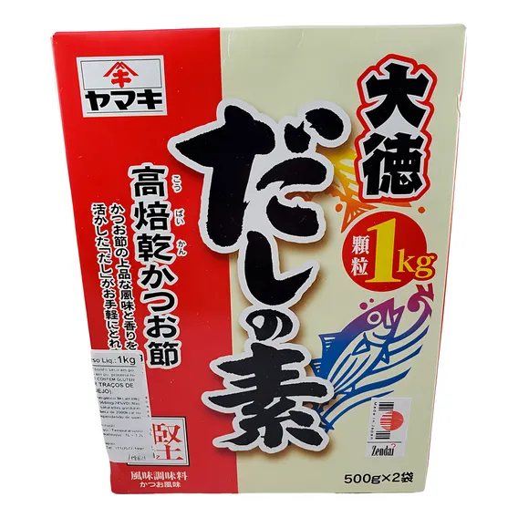 Tempero De Peixe Bonito Japones Dashi No Moto Yamaki 1kg Foto 1