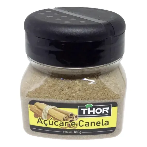 Tempero Especial Thor Açucar E Canela Pote Com 180g Foto 1