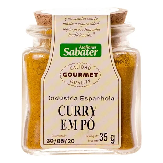 Tempero Indiano Curry Em Pó Sabater 35g Foto 1