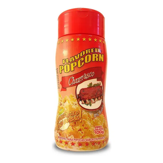Tempero Para Pipoca - Sabor Churrasco Foto 1