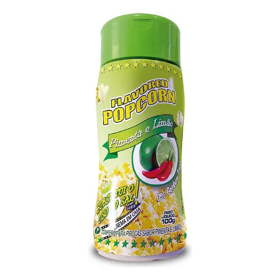 Tempero Para Pipoca - Sabor Pimenta E Limão Foto 1