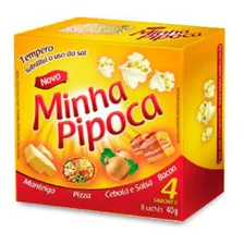 Tempero Popcorn - Minha Pipoca = 08 Sachês Foto mini 1