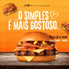 Templates Editáveis Hamburguerias Para Canva Foto mini 4