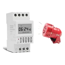 Temporizador Automático Timer Sirene Escolar Campainha 220v Foto mini 1