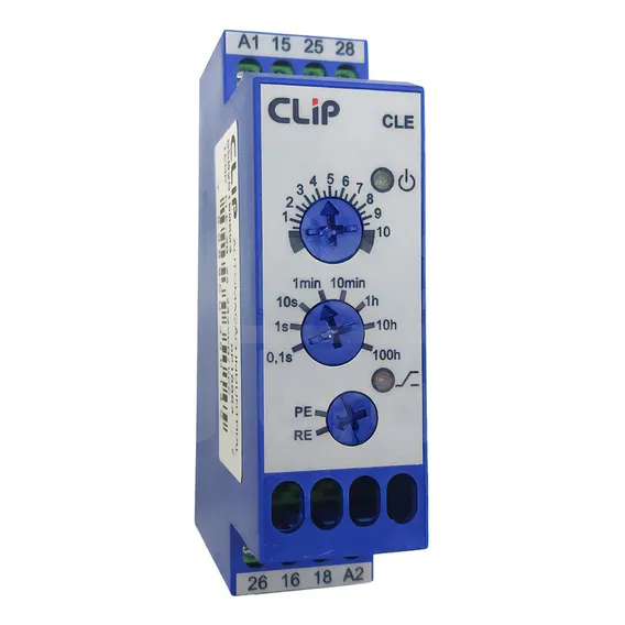 Temporizador Clip Cle 2r Pulso E Retardo 2 Relés 24v A 242v Foto 1