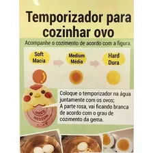 Temporizador De Cozimento Ovo Egg Timer De Ovo Cozido Daiso Foto mini 4