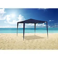Tenda 3x3 Praia Gazebo Rafia Azul Mor Barraca Camping Foto mini  3