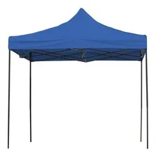 Tenda dobrável azul 3x3 com moldura Foto mini 1